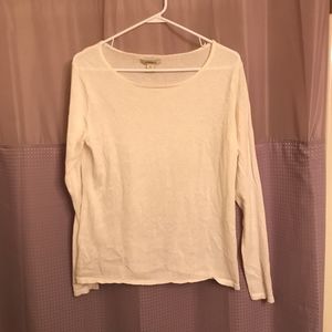 💙 Sheer White Sweater